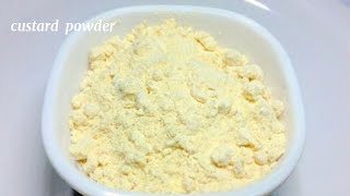 Homemade custard powder recipe||vanilla custard powder||Instant custard powder