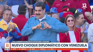 Choque diplomático entre Chile y Venezuela: Cancillería condenó detención de opositores de Maduro