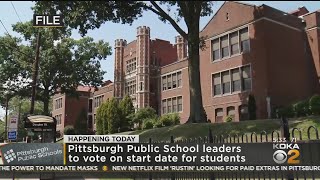 Pittsburgh Public School To Vote On Start Date