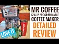 DETAILED REVIEW MR COFFEE 12 Cup Programmable Coffee Maker BVMC-KNX23