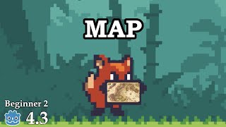 How to create and use a Map full video - Learn Godot 4 2D - no talking