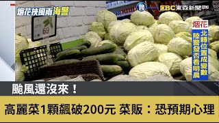 颱風還沒來！ 高麗菜1顆飆破200元 菜販：恐預期心理｜鏡週刊X東森新聞