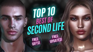 Best of Second Life Top 10! Shop \u0026 Hop | Free Gifts | Free Updates | SL21B | Primfeed | Lelutka