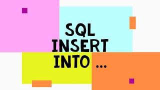 4. SQL INSERT INTO STATEMENT