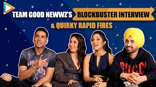 Team Good Newwz's Most Entertaining Interview | Crazy Quiz,Rapid Fire |Akshay,Kiara,Kareena,Diljeet