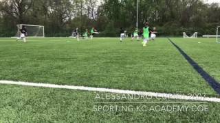 Alessandro Cupini 9 Year Old / Elite Soccer Player/ Sporting KC Academy / COE / Scrimmage