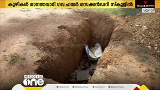 മാനന്തവാടിയിൽ നവകേരള സദസ്സിനായി ഒരുക്കിയ താൽക്കാലിക ശൗചാലയ കുഴികൾ മൂടിയില്ല