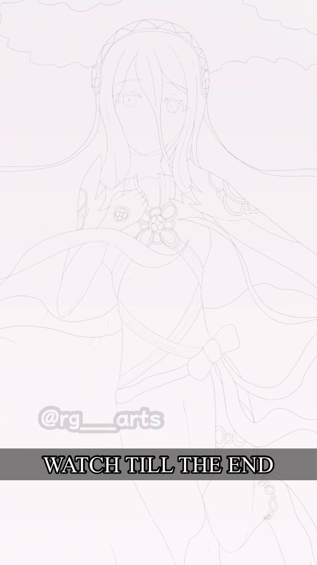 Drawing Azura from Fire Emblem Fates #Shorts #animeart #fireemblem