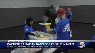 Islamic Relief USA hosts meal packing event for Ramadan in Cincinnati