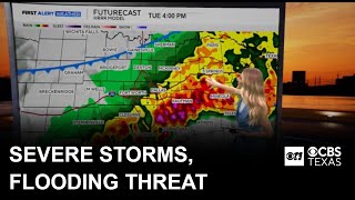 North Texas faces severe storms, flood threat