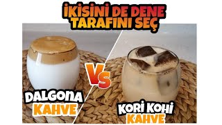 Kori Kohi ve Dalgona Kahve ☕ Aynı malzemelerle 2 farklı kahve ❗