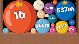 BOUNCY BALL MERGE - Prepare to Be OBSESSED! Drop and Merge, 2048 Balls, Suika Game, Watermelon Merge