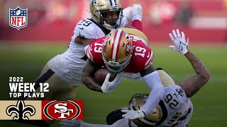 San Francisco 49ers Highlights vs. New Orleans Saints | 2022 Regular Season Week 12