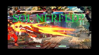 Nerfed Sol Badguy still has the TOUCH!!!