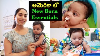 #Vlog||Newborn Essentials||Baby Products||Baby soap+Lotion||Telugu vlogs in USA