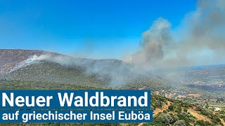 Neuer Waldbrand auf Griechischer Insel Euböa