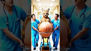 A pregnant jackal save by doctorsll#ai#pooranimals#sadstory#treatmant#humanity#viral#shorts