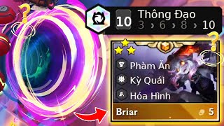 ĐỘI HÌNH QUỶ DỊ : 10 THÔNG ĐẠO TRIỆU HỒI FULL TRANG BỊ ÁNH SÁNG + BRIAR 5 VÀNG 3 SAO ?!! ĐTCL MÙA 12