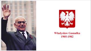 National anthem of Polish People's Republic - Mazurek Dąbrowskiego
