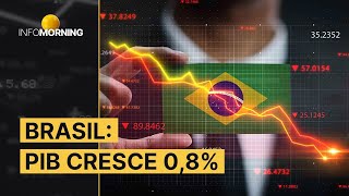 PIB do Brasil cresce 0,8% no 1º trimestre de 2024, dentro do previsto