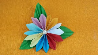 How to make a easy paper mix flowers mixchannel