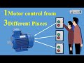 1 Motor Control From 3 Different places  Connection / 3 Switches 1 motor/ Circuit info