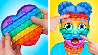 How to Sneak Toys Home - If POP IT, SLIME, POP TUBE Were People| Funny Relatable by La La Life Emoji