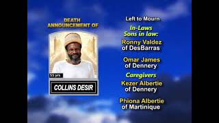 Collins Desir ~ Long Obituary