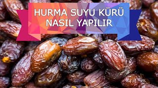 HURMA SUYU KÜRÜ NASIL YAPILIR