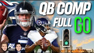 The Titans QB competition is full-go between Malik Willis and Will Levis