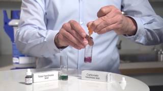 Determination of the water hardness (total and carbon hardness test)