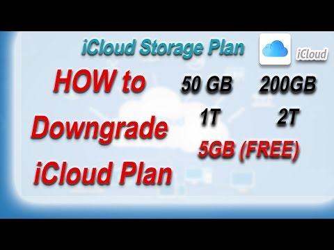 How to downgrade your iCloud Storage Plan How to downgrade your iCloud Storage Plan
