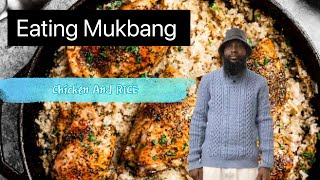 Baked Chicken Drumsticks DINNER MUKBANG