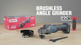 Unboxing Cordless and Brushless Angle Grinder; Ronix 8901, an extraordinary tool8901 unboxing 1080