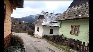 Traditional Slovakian Mountain Village of Vlkolínec