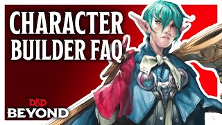 D&D Beyond Character Builder FAQ with Lauren Urban