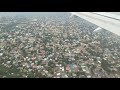 Landing at Kinshasa International Airport