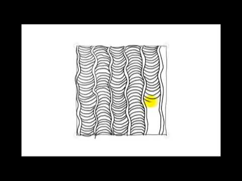 Zentangle Patterns Tangle Patterns Waves Youtube