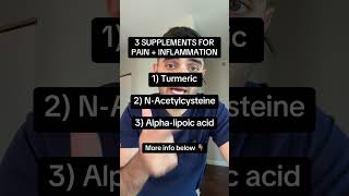 3 Supplements With Actual Evidence For Pain And Inflammation