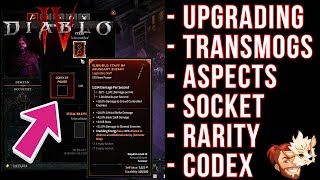 Diablo 4 Itemization Breakdown Everything You Should Know Aspects Codex Upgrade Gem Socket Unique