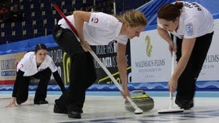 CURLING:World Women's Chp 2013 - Draw 1 DEN-CHN