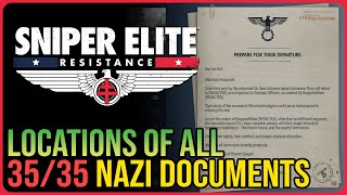 All 35 Classified Documents Sniper Elite Resistance