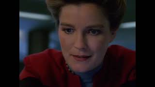 Captain Janeway and Lt. Torres Review the Logs From the Shuttlecraft Cochrane