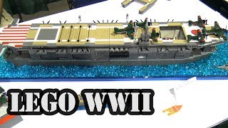 LEGO WWII Japanese Aircraft Carrier | Brick Fiesta 2017