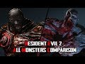 RESIDENT EVIL 2 REMAKE - ALL MONSTERS COMPARISON  - DARKSIDE CHRONICLES (2009) VS REMAKE (2019)