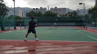 tennis lesson on 26 Aug 2019