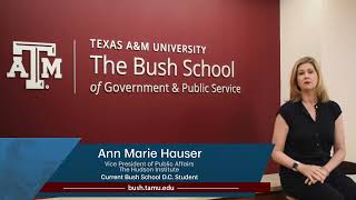 Bush School D.C. Talks Impact On Career