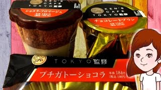 コンビニ【ファミマ】ケンズカフェ東京監修プチガトーショコラ・チョコレートプリン・ショコラフロマージュを食べる。KEN’S CAFE TOKYO Gateau chocolat【ｽｲｰﾂちゃんねる】