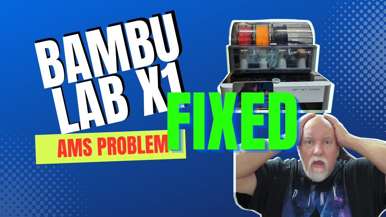 Bambu Lab X1 Carbon With AMS | First Stage Feeder Fixed - YouTube