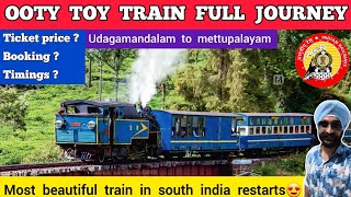 Ooty toy train journey - ooty toy train booking | Ooty to mettupalayam train | Ooty train journey